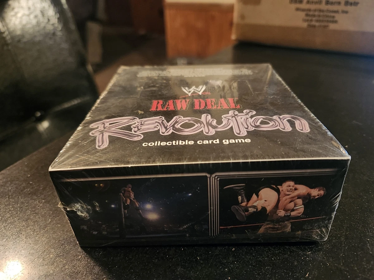 Lot De Cartes WWE Raw Deal CCG – Action Movie (The Rock, Légèrement Joué)