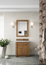 James Martin Mirror 157-M29 Bristol 29" W x 40" H Rectangular - Brown