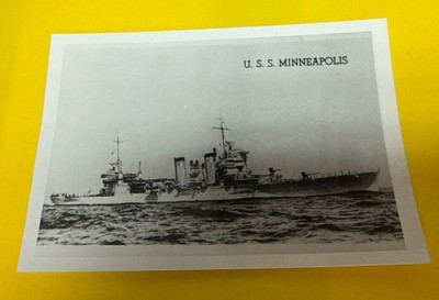 USS Minneapolis 3x5 Photo CA-36 US Navy Cruiser ship