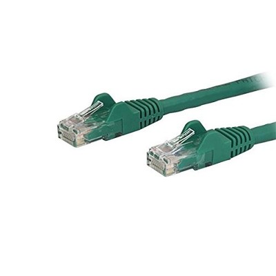 StarTech 9 ft Green Cat6 Cable with Snagless RJ45 Connectors - Cat6 Ethernet