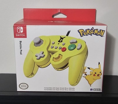 HORI Battle Pad Pokemon Nintendo Switch Pikachu Wired Controller - Used w/ Box