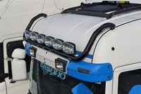 DachträGer +Led +Scheinwerfer FüR Scania P G R Vor 2009 Highline Cab Schwarz Lkw
