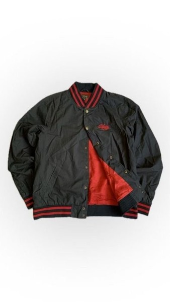 Men Obey Bomber Black Nylon 38