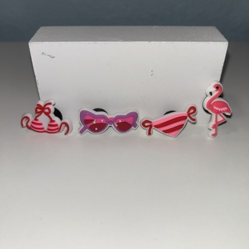 Tropical Hawaiian Vacation Croc Charms Set of 2 - Picture 3 of 9