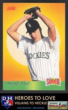 1993 Score Boys of Summer David Nied #23 Colorado Rockies