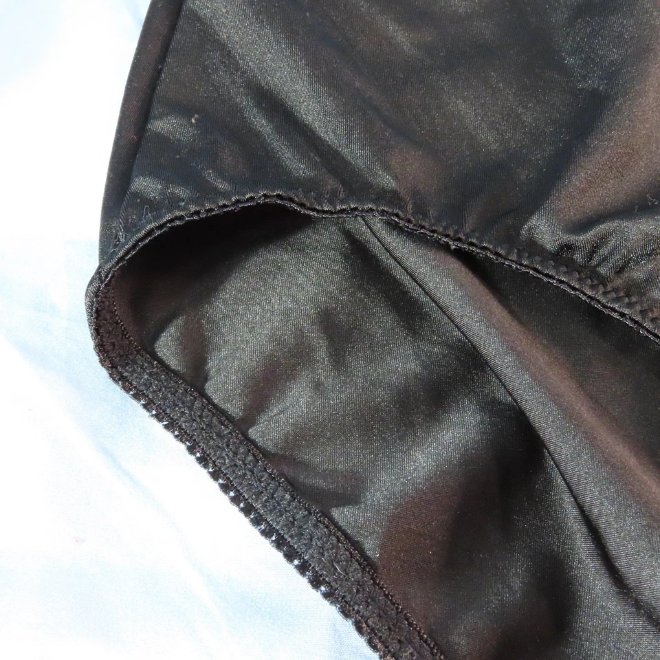 De Colección Rosa Negro Modelador Bragas FORMADORAS CALZONCILLOS Grueso Elastizado Abuelita PIN-UP talla M Foto 4 de 4