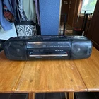 Vintage Panasonic RX-FT500 STEREO RADIO DUAL CASSETTE RECORDER w/ Power Cord