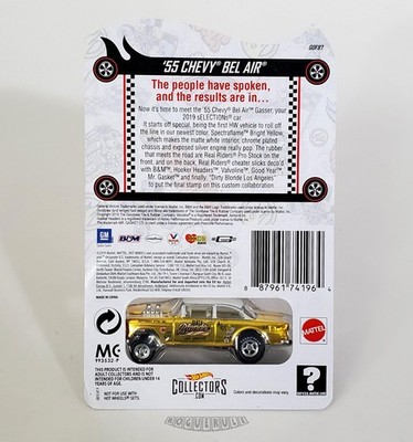 🚦Hot Wheels 2019 RLC Red Line Club sELECTIONs '55 Chevy Bel Air