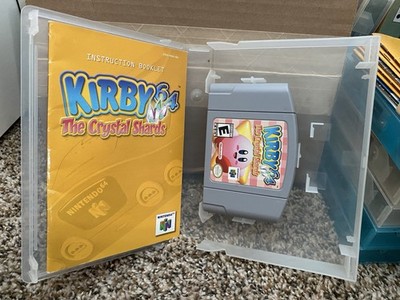 Kirby 64: The Crystal Shards (N64, 2000) Clamshell, Game, Manual Very Good !