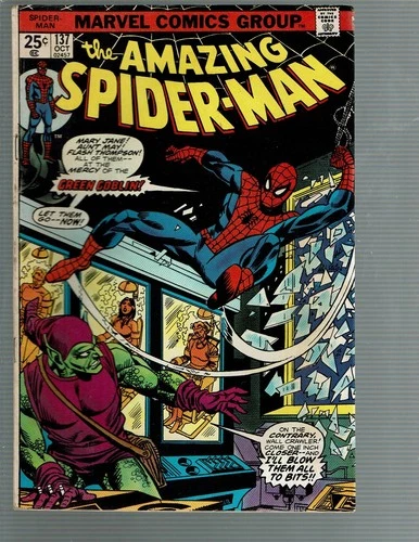 Amazing Spider-Man 137 2nd app Harry Osborne as Green Goblin VG/F