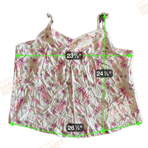 Jaclyn Intimates Floral 2-Piece Pajama Short Set 1X - Picture 4 of 8