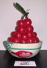 BETTY CROCKER Logo Bowl of CHERRIES Baking Soda Holder Vintage