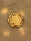 1910 Barber Silver Dime 10 Cent Piece
