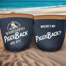 Whistlepig Piggyback Koozies (set Of 2). Free Ship USA