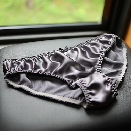 Womens 100% Silk Panties Briefs Bikinis Daliy Underwear Cheeky Shiny Bottoms - Picture 15 of 20
