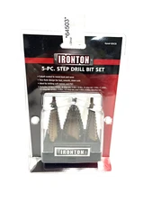 Ironton Step Drill Bit Set — 5-Pc. 60430
