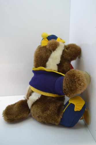 Vintage Michigan Wolverines Plush Toy 9" Suction Cup Car Window ClingOn•1989 - Picture 5 of 7
