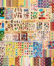 Huge Lot Stickers Kit Set Planner Craft Scrapbook Variety Of Themes 1117 Pcs.