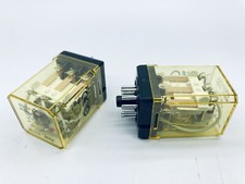 LOT OF 2 IDEC RR3PA-ULAC24V POWER RELAY PLUG-IN 24VAC 10A 3PDT 11-PIN SOCKET