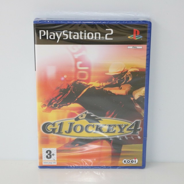 G1 JOCKEY 4 HORSE RACING SONY PLAYSTATION 2 PSTWO PS2 GAME NEW