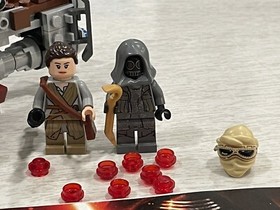 LEGO Star Wars 75099 Rey's Speeder 100% Complete with instructions & minifigures