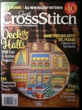 Just Cross-Stitch: Deck The Halls December, 2023 Christmas/Thanksgiving