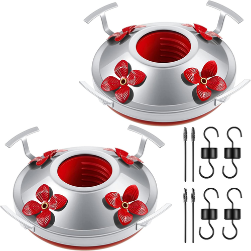 Hummingbird Feeder Bottom Base Replacement Parts Set Plastic Outdoors Hummingbir - Picture 12 of 12