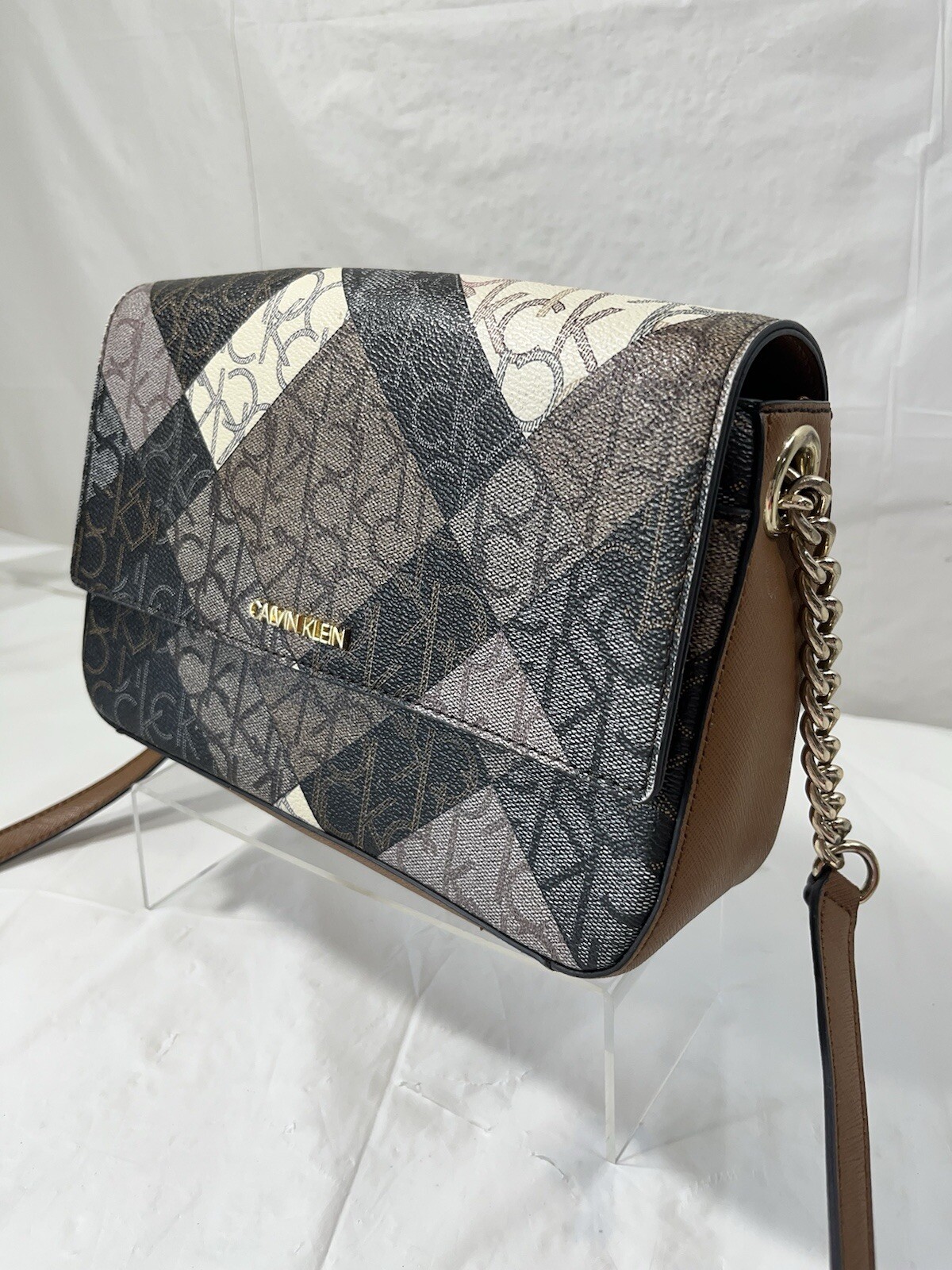 Calvin Klein monogrammed patchwork Crossbody - image 3