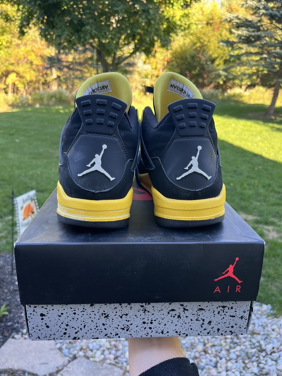 🔥 Air Jordan 4 Retro Thunder 2012 Mens Size 12 888507962843