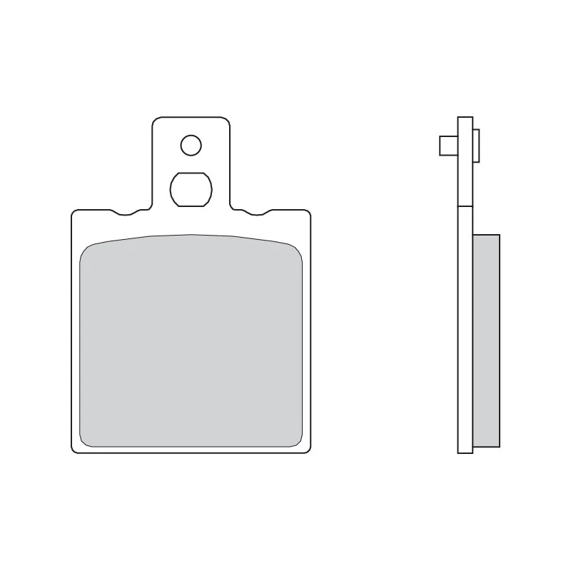 Pastiglie Freno Brembo Posteriori DUCATI MONSTER 695 695 2006 > 2008 - Image 3 of 4