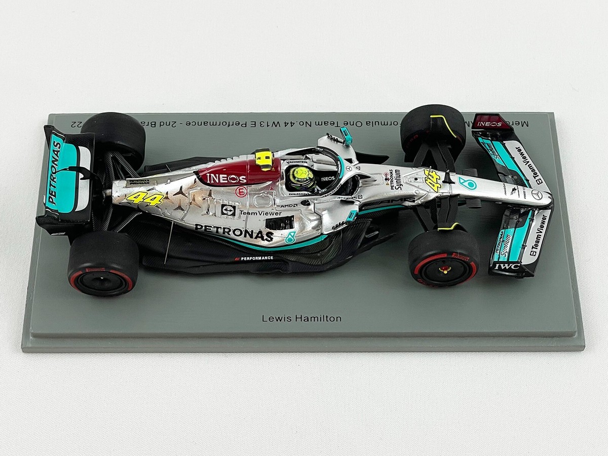 Mercedes F1 W13 #44 Lewis Hamilton Brazil GP 2nd 2022 1:43