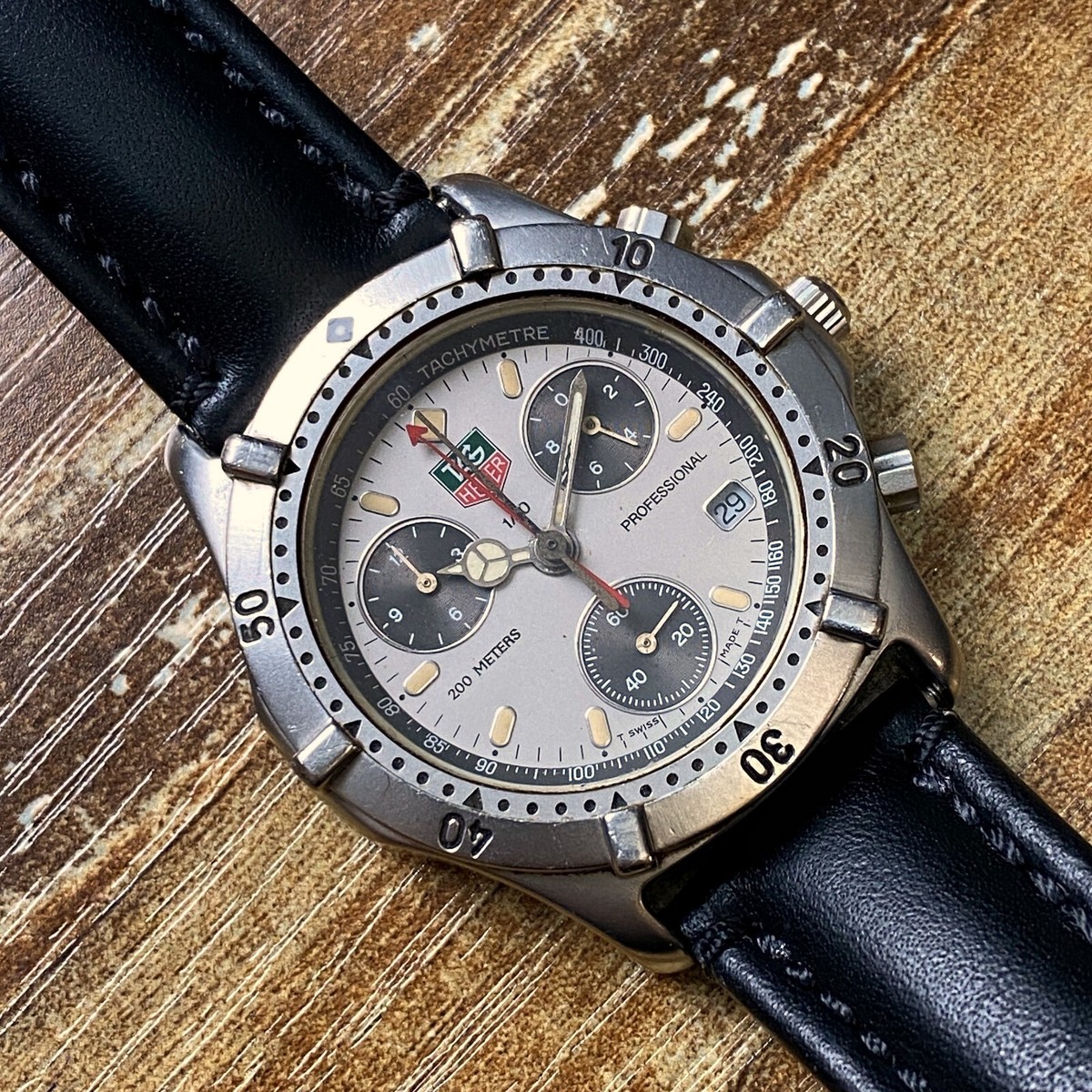 TAG Heuer Quartz 200M Professional Chronograph Gray Panda TAG Heuer Quartz 200M Professional Chronograph Gray Panda