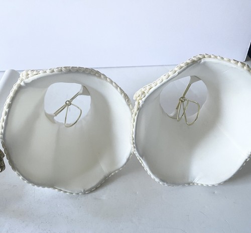 Antique Vintage Double Brass Wall Sconce Light 1920s Restored Rewired w Shades - Picture 6 of 7