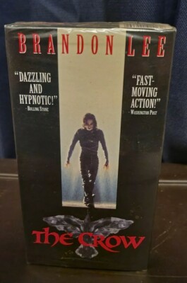 The Crow Vhs Factory Sealed Rare Canadian Cover Variant Brandon