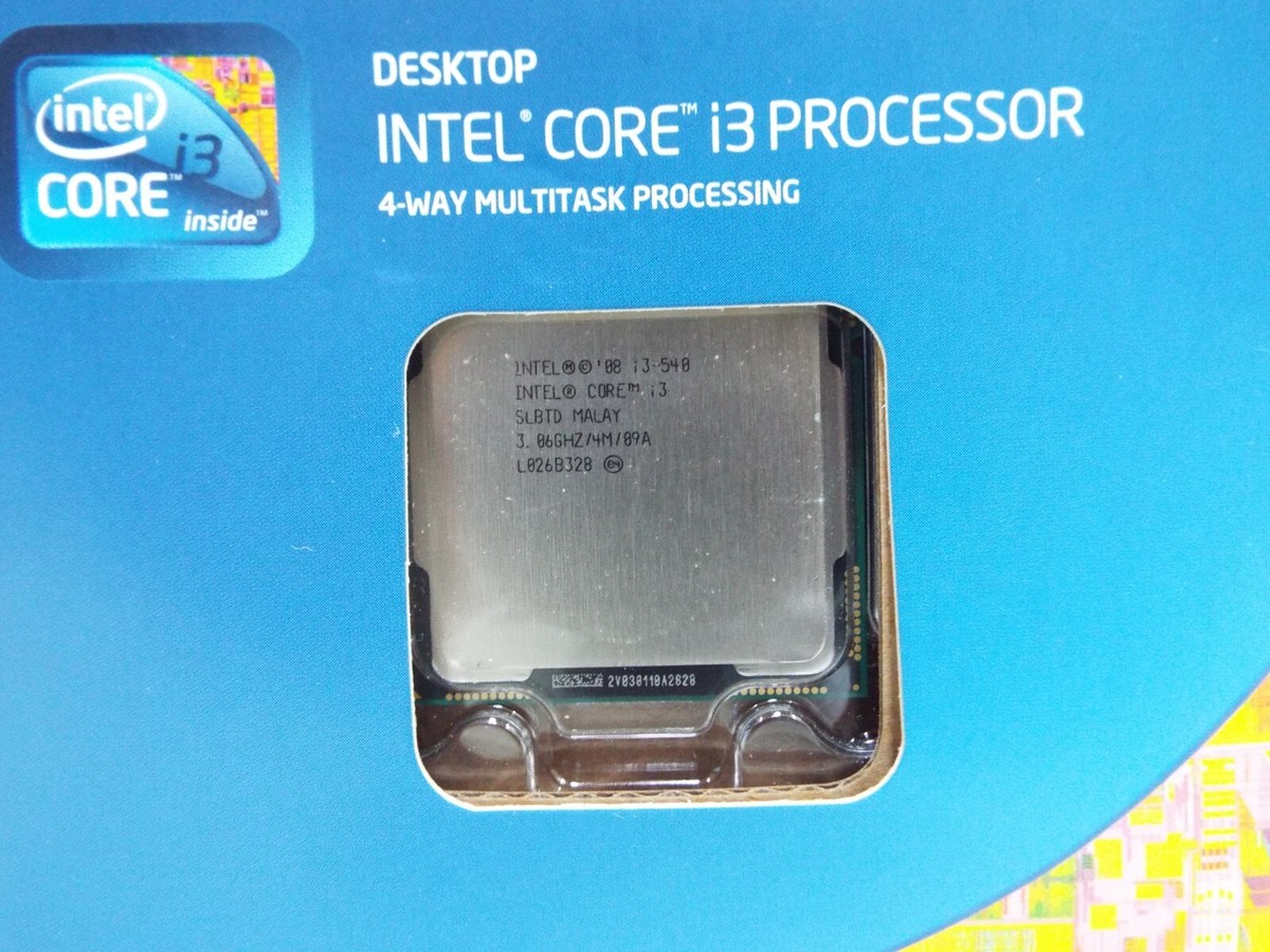 Intel 1st Gen Core i3-540 Prosessor LGA1156 CPU 735858212342| eBay
