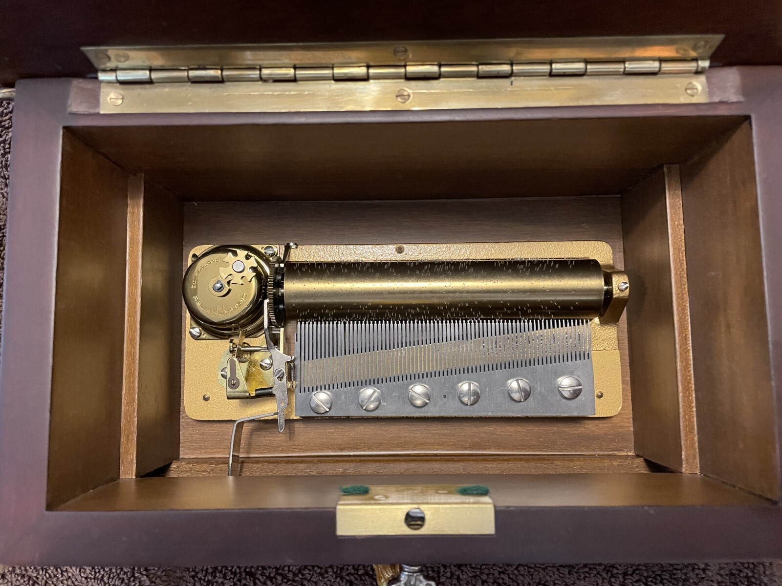 Reuge 72 Note 3 Song Beautiful Classic Inlay Design Swiss St Croix