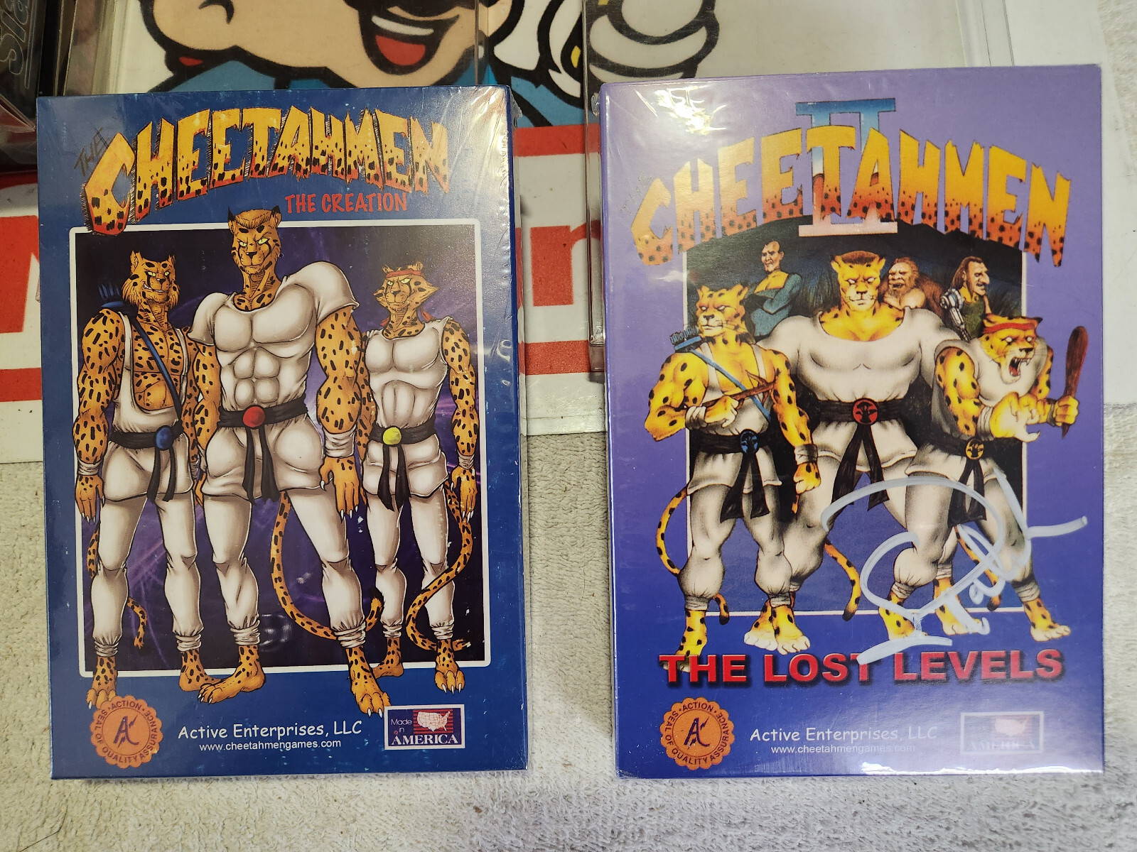 NES "CHEETAMEN SET" 1&2 -The Creation/The Lost Levels by Active Enterprises, LLC