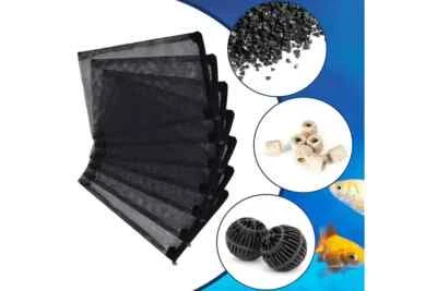 10PCS Filter/Canister Media Bio Mesh Bags Aquarium Fish Tank Pond 6"X8" SALE!