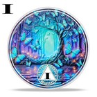 1 Year Sobriety Coin Blue Butterfly AA Chips Medallions One Year Sobriety Gifts