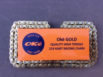 108 Glieder 219 Go Kart Kette Oke GOLD BESTPREIS/QUALITÄT ISO 9001 zertifiziert Kette