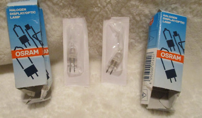 OSRAM~Halogen DisplayOptic Light~HLX64250~20W~6V~G4~2 qty.Original Boxes