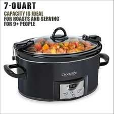 Crock-Pot 7-quart countdown slow cooker cooks...