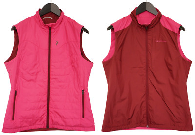 Women Peak Performance Vest Bodywarmer Reversible Size XL IT46 US10 UK14 VAG543
