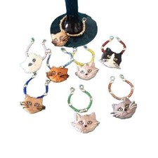 Cat Wine Charms Handmade Gift Idea 