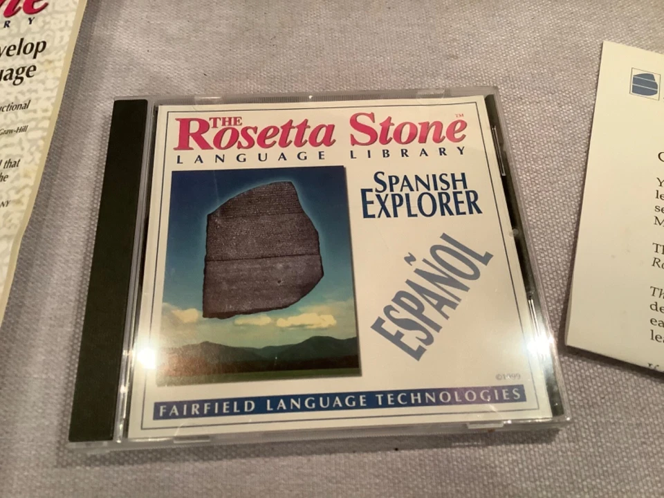 Original The Rosetta Stone Spanish Explorer CD-Rom For Windows MIB - Image 4 of 4