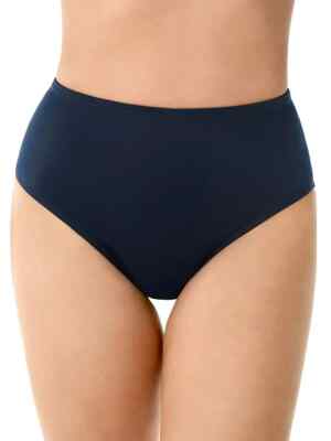 Miraclesuit High-Waist Tummy Control Bikini Bottoms in Midnight