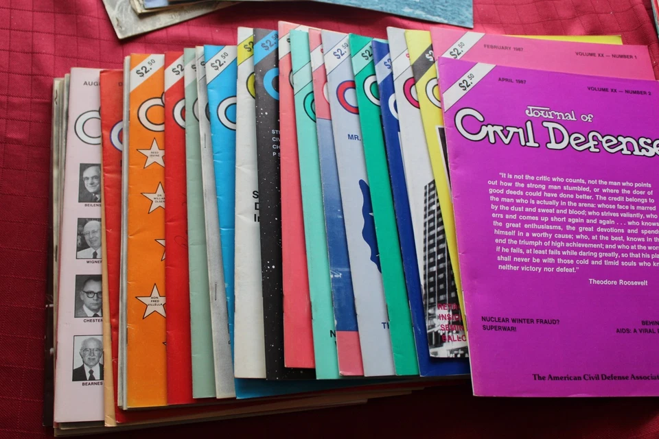 79 - Journal of Civil Defense Magazine Back Issues from Feb. 1980 thru Winter 95 - Image 2 of 4