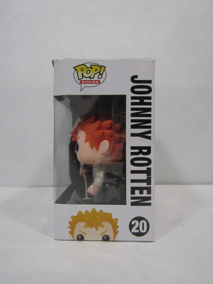 Funko Pop Rocks 20 Johnny Rotten, Sex Pistols, Damaged Box