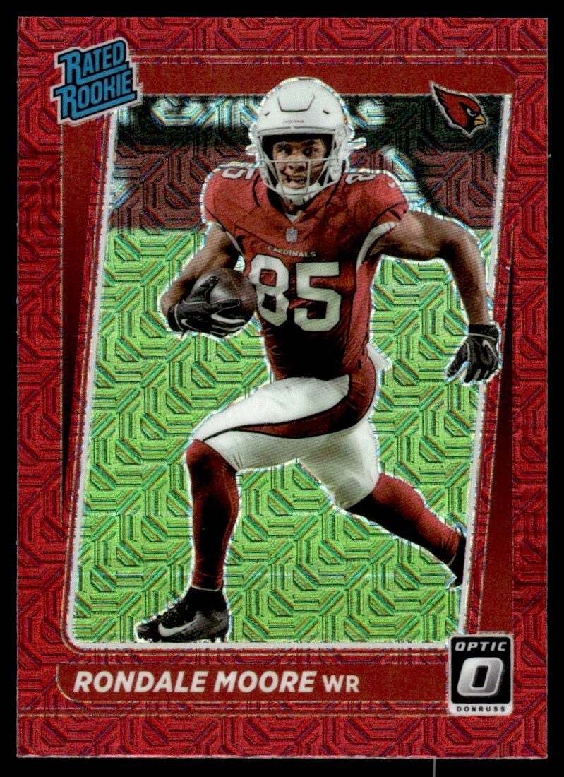 2021 Donruss Optic Red Mojo Rondale Moore Rookie Arizona Cardinals #217