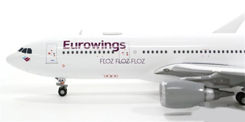 JC Wings Eurowings para Airbus A330-200 D-AXGA Edición Limitada 1:400 Preconstruido - Imagen 3 de 7